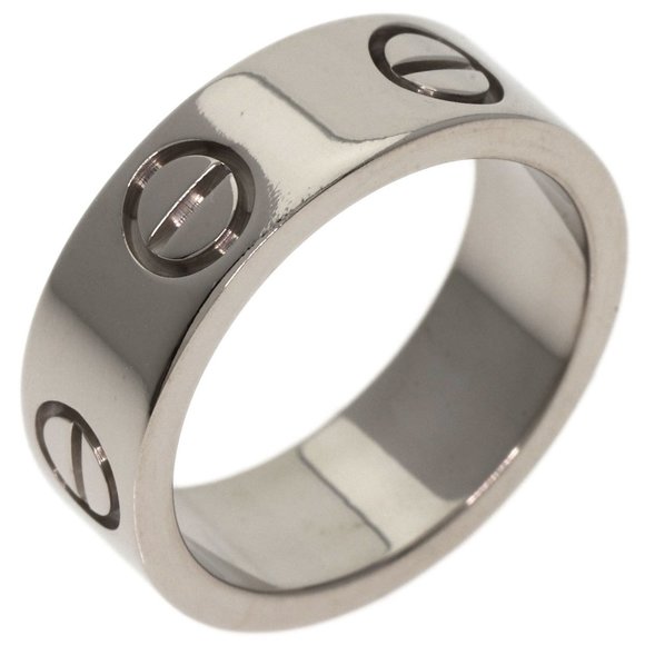 CARTIER 18k White Gold Love Ring #46 - Picture 2 of 8
